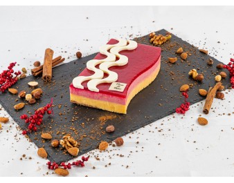 Le Gâteau entremet framboise-citron